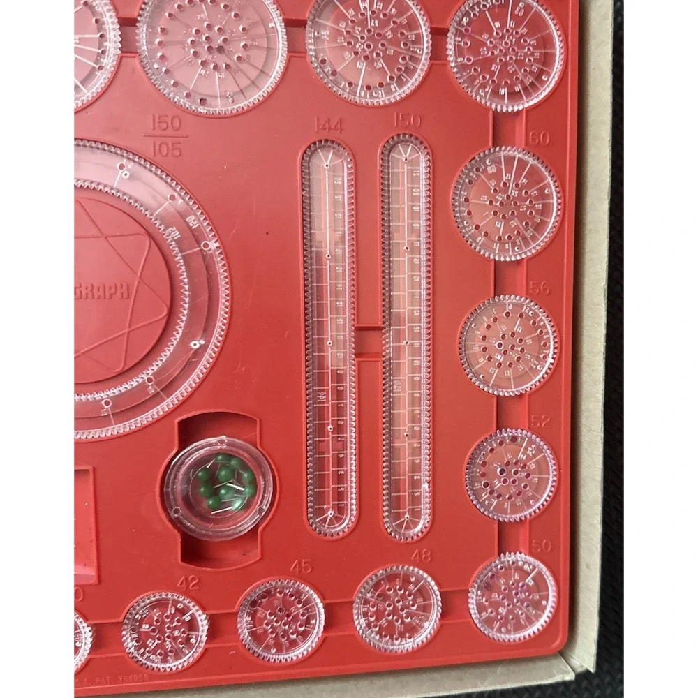 Vintage 1967 Kenner's New Spirograph Set  Original Box Please Read